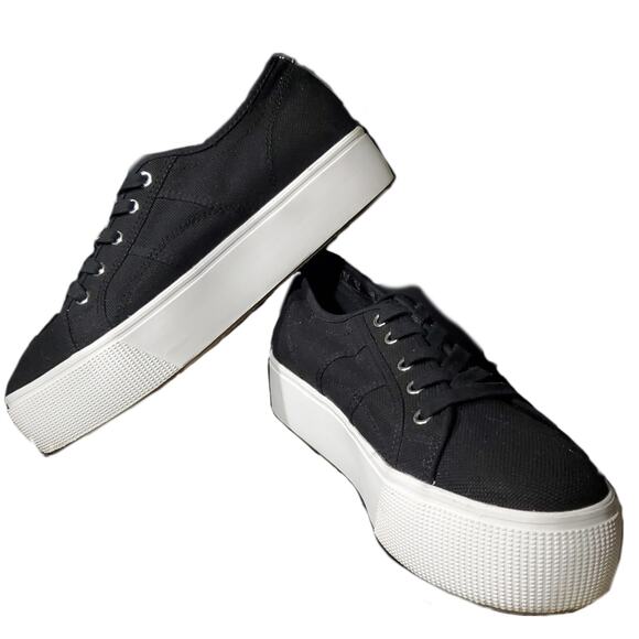 Steve madden Emmi platform Canvas sneakers creepers 10 - Picture 2 of 6